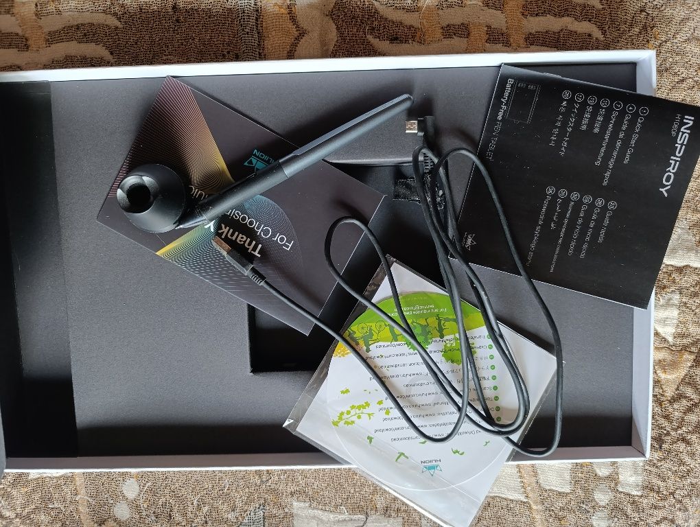 Граф планшет Huion Inspiroy H1060p перо отрисовка