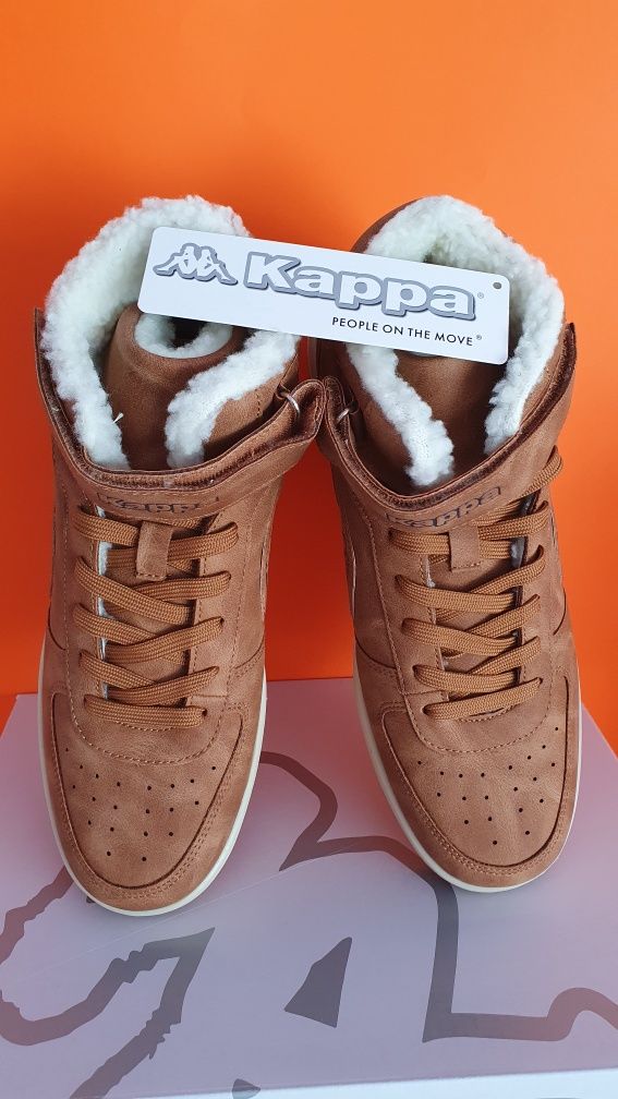 Buty nowe na okres zimowy Kappa kolor cognac rozmiar 42  wkładka 27 cm