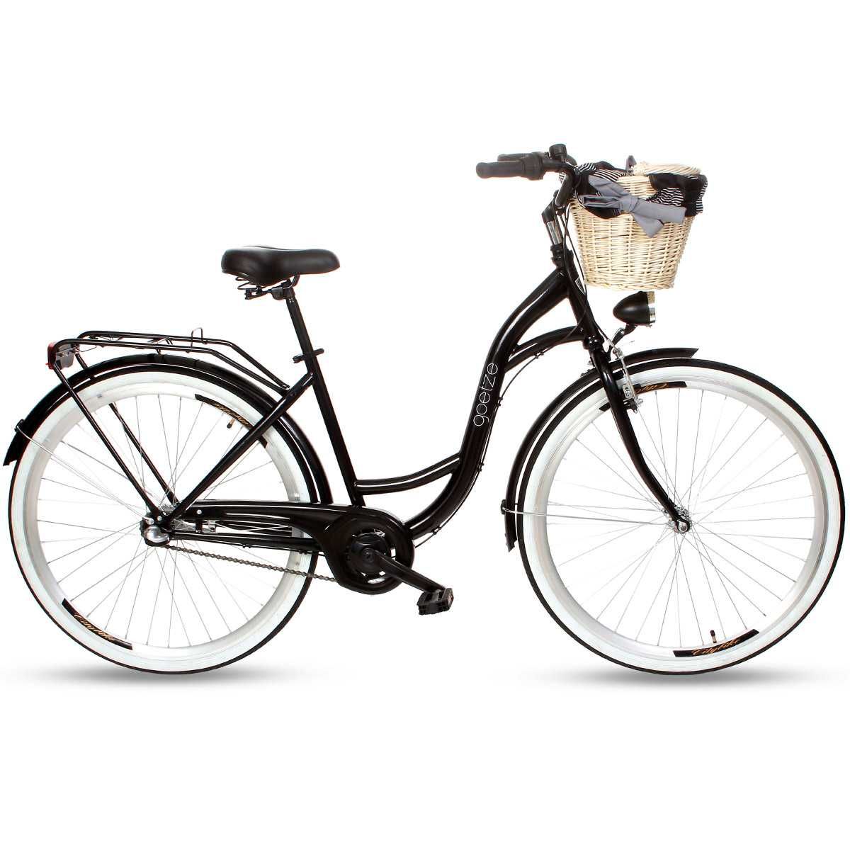 Nowy rower (MIEJSKI/DAMSKI) Goetze Colours 3-biegowy 28" czarny, nexus