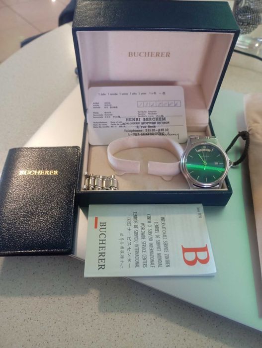 relógio raro e muito antigo marca Carl Bucherer.
