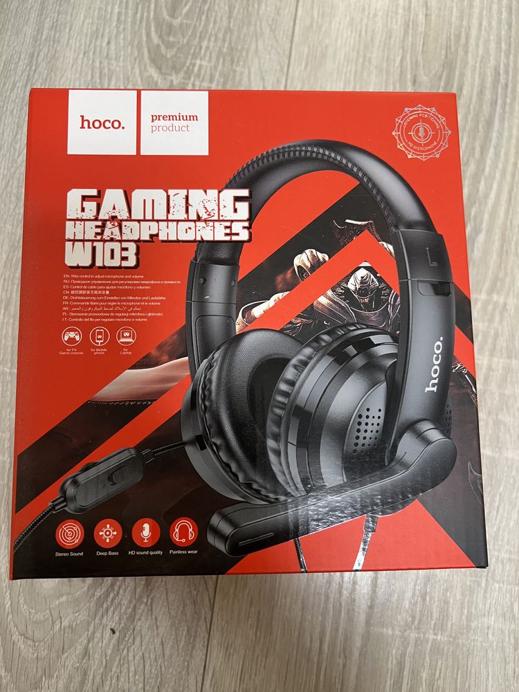 Игровые наушники hoco