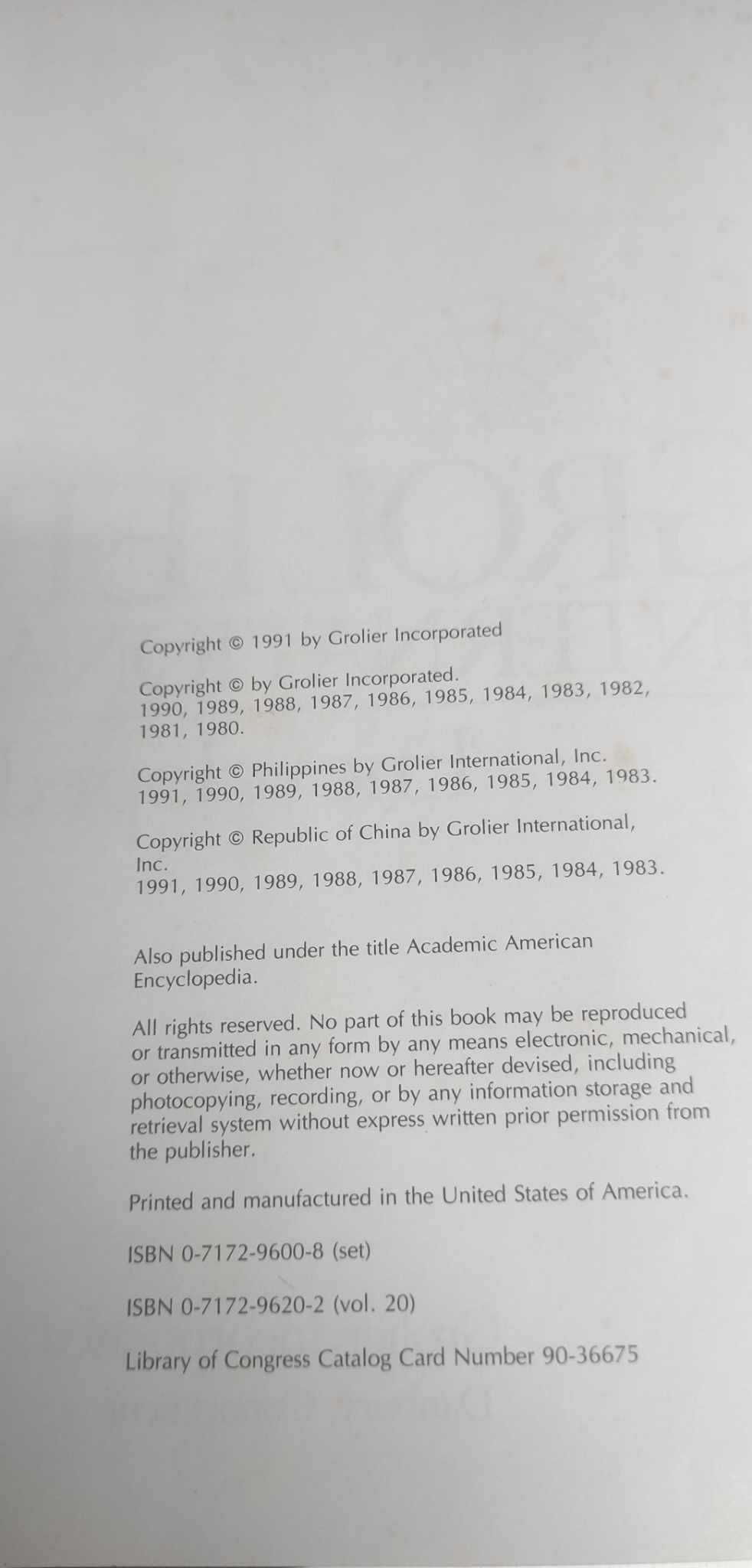 encyclopedia international grolier completa