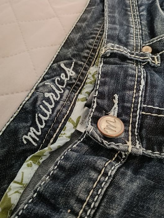 Spodnie damskie jeansy dżinsy dzwony maurices