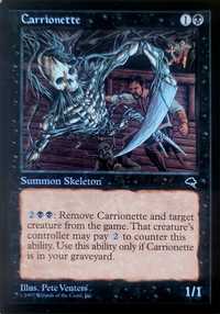 Magic the Gathering  - Carrionette  - Tempest Edition