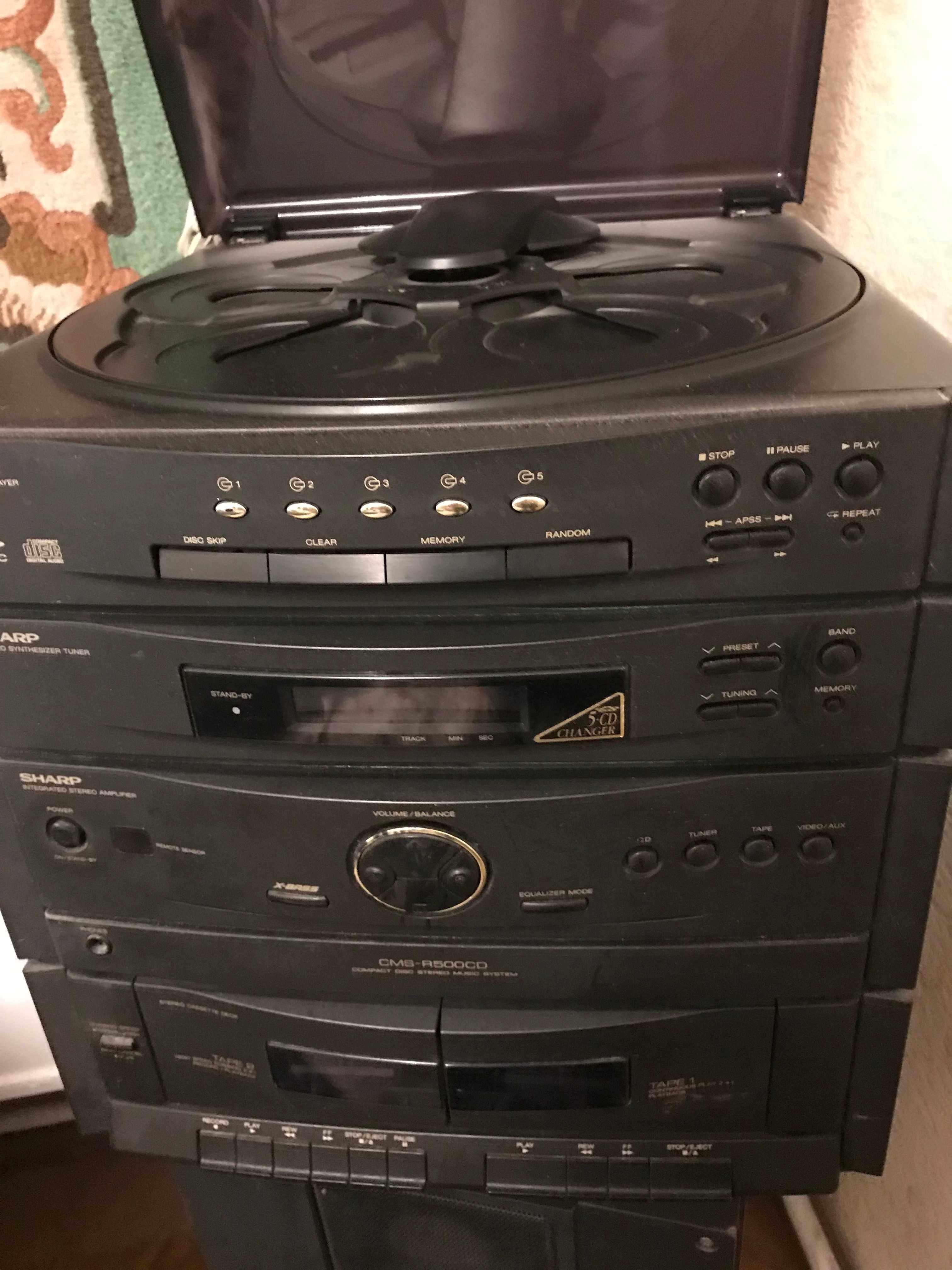 Радиоприемник      " SHARP CMS-R500CD ",  " Филлипс-091", "Олимпик-2