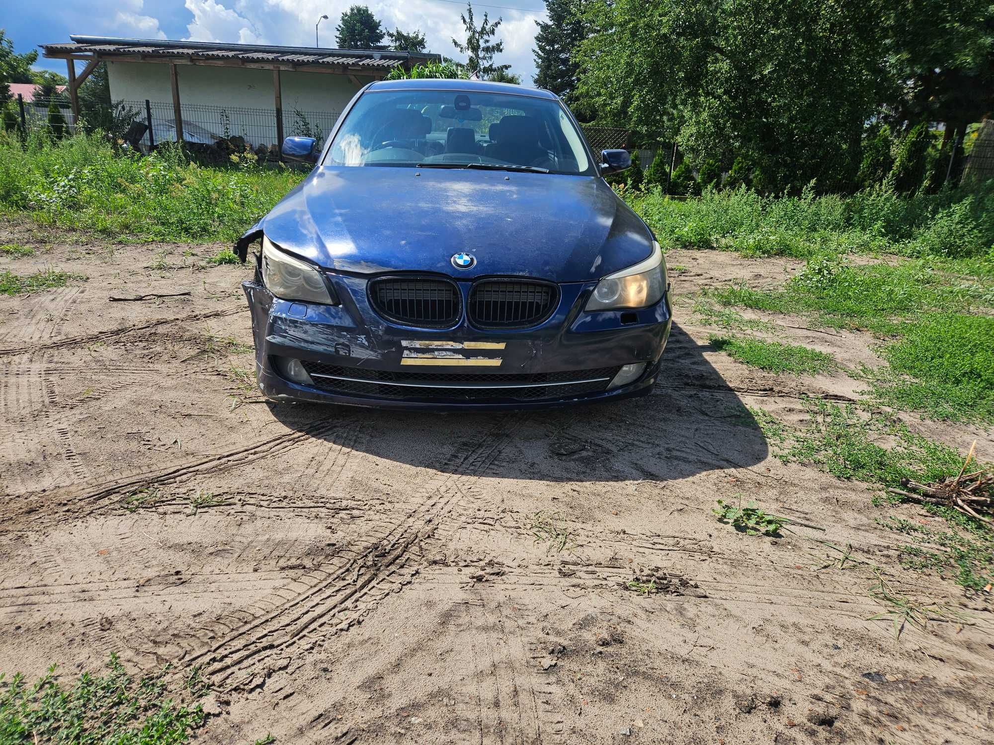 Bmw e60 lci n47d20a 177km automat felgi styling 95 TIEFSEEBLAU CZESCI