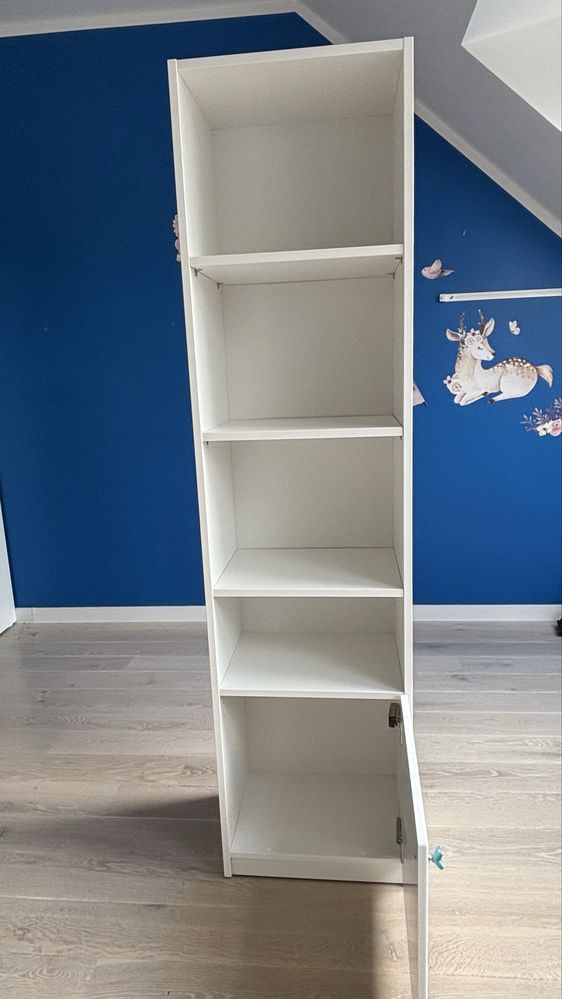 Biały Regał na książki Meblik