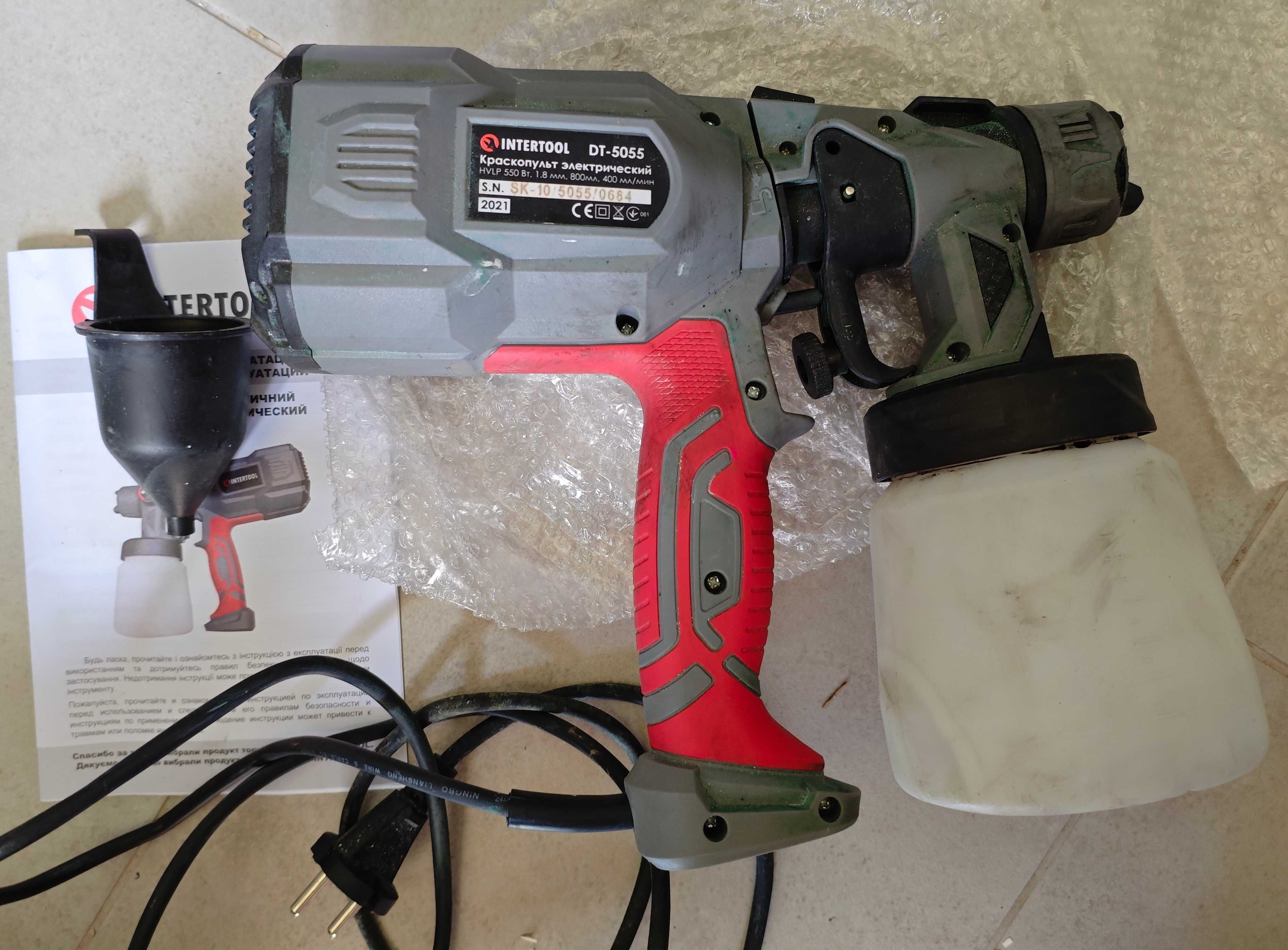 Фарбопульт з компресором Intertool DT-5055