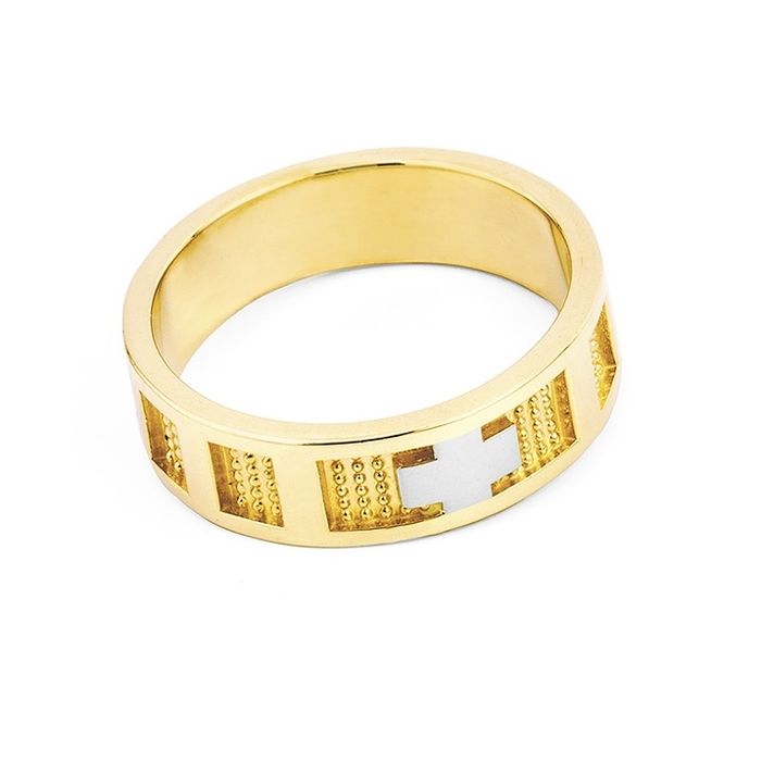 Złoty Pierścionek Różaniec Nataliebizu