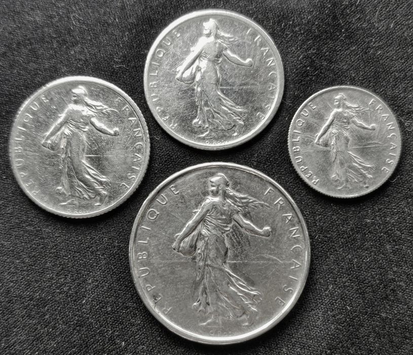 Monety srebrne, Francja