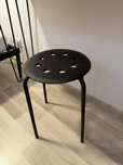 IKEA MARIUS stołek czarny 45 cm