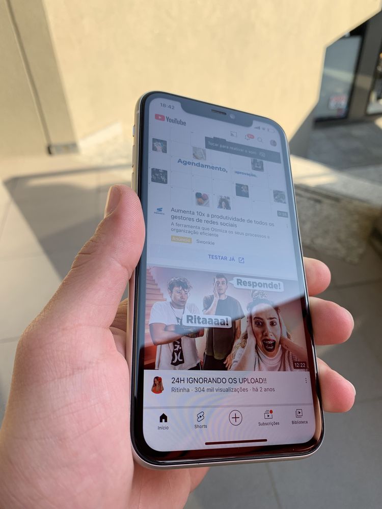 Iphone 11 64gb branco como novo (Troca)