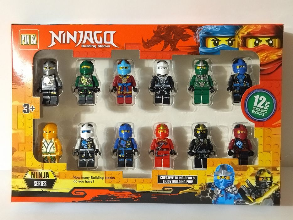 Набор мини-фигурок лего Ниндзяго/Ninjago 12-шт.