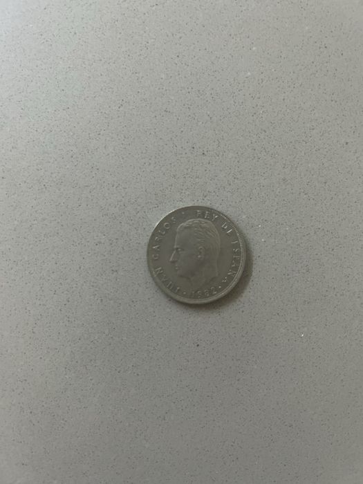 Moeda de 25 e 5 PTAS