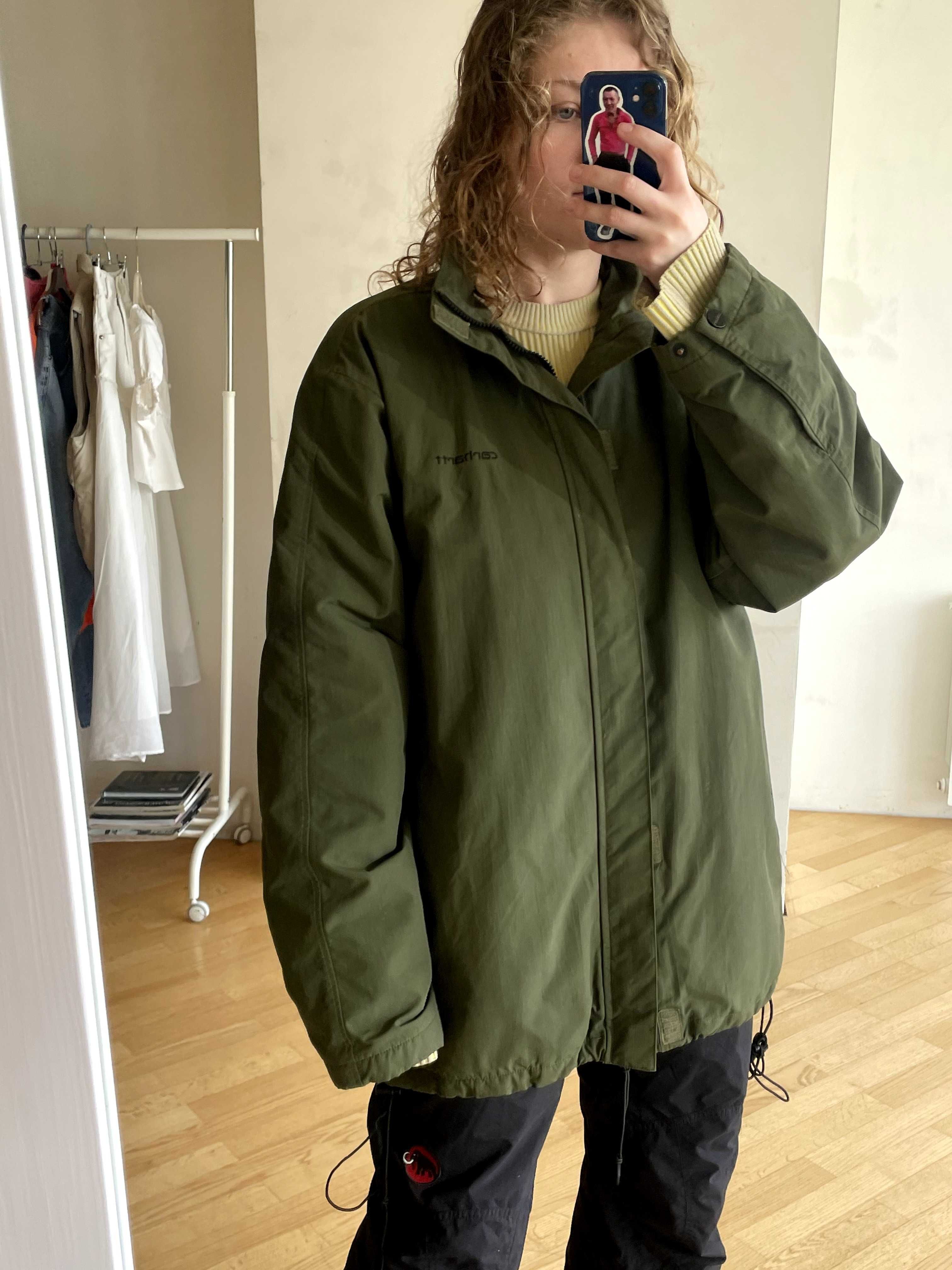 Куртка Carhartt кольору хакі