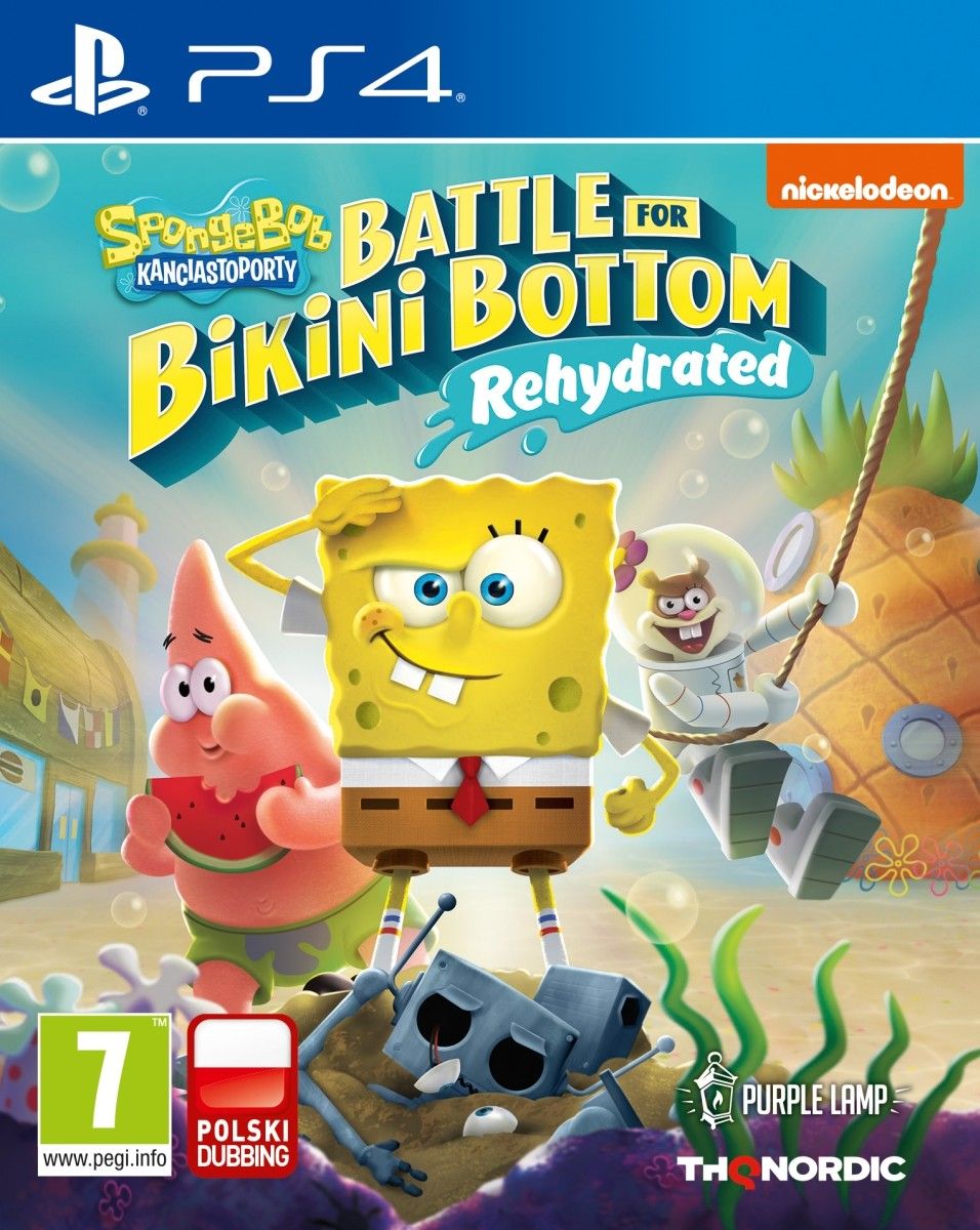 Spongebob SquarePants Battle for Bikini Bottom Rehydrated PS4 Uniblo
