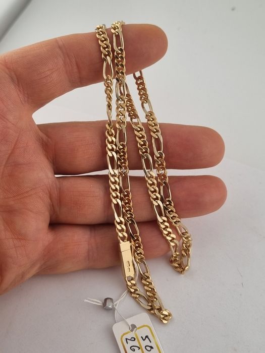 Золотая цепочка "фигаро"