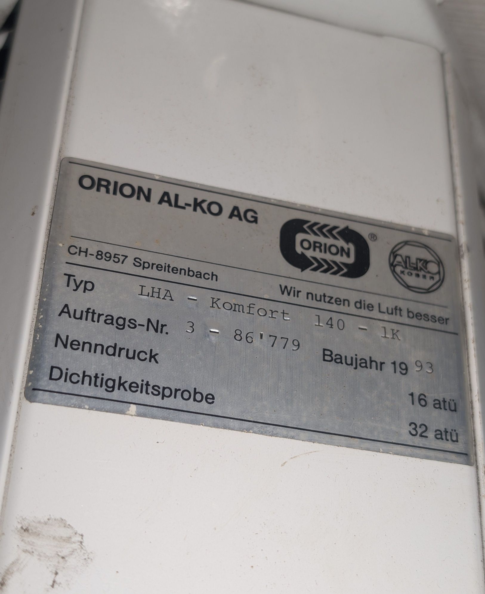 Nagrzewnica wodna sufitowa AL-KO ORION 400V