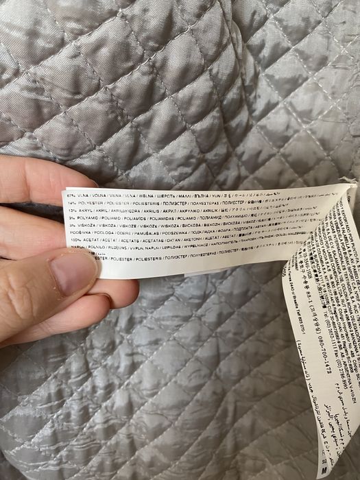 Płaszcz wełniany mango 38