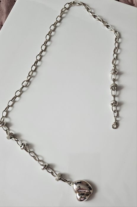 Naszyjnik srebrny serce