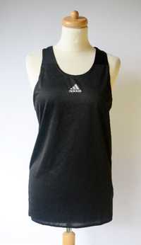 Koszulka Sportowa Adidas Running S 36 Bluzka Czarna Sport