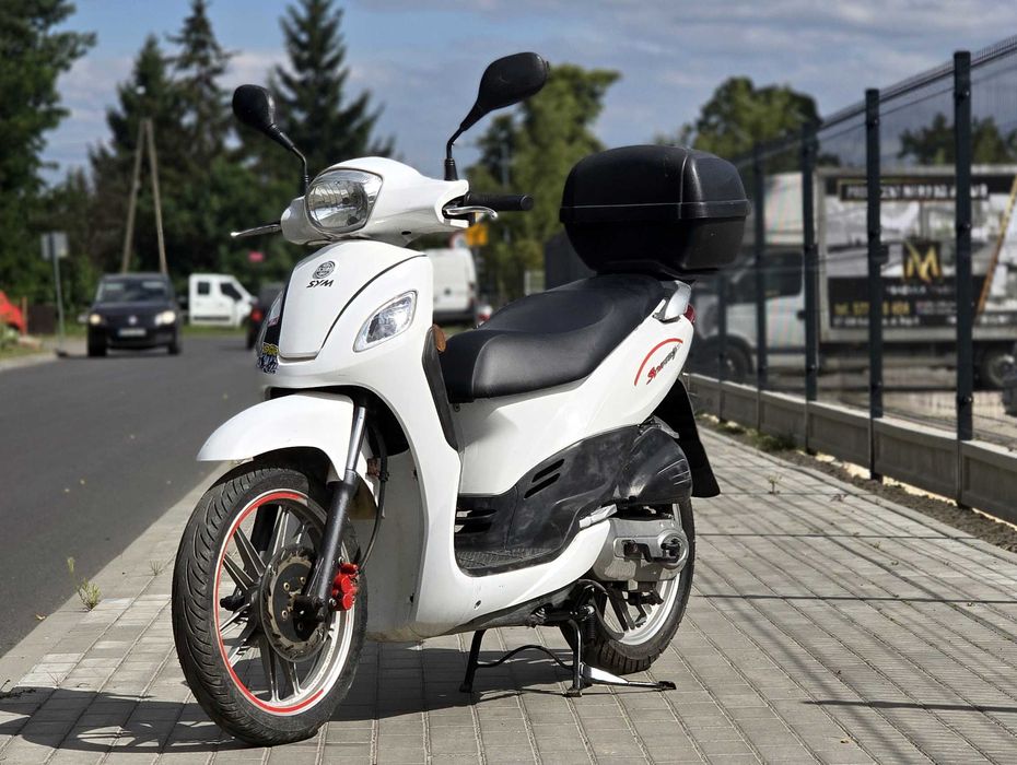 Sym Symphony na dużych kołach 50 4t z kufer