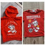 Zestaw bluza  i koszulka psi patrol marshall