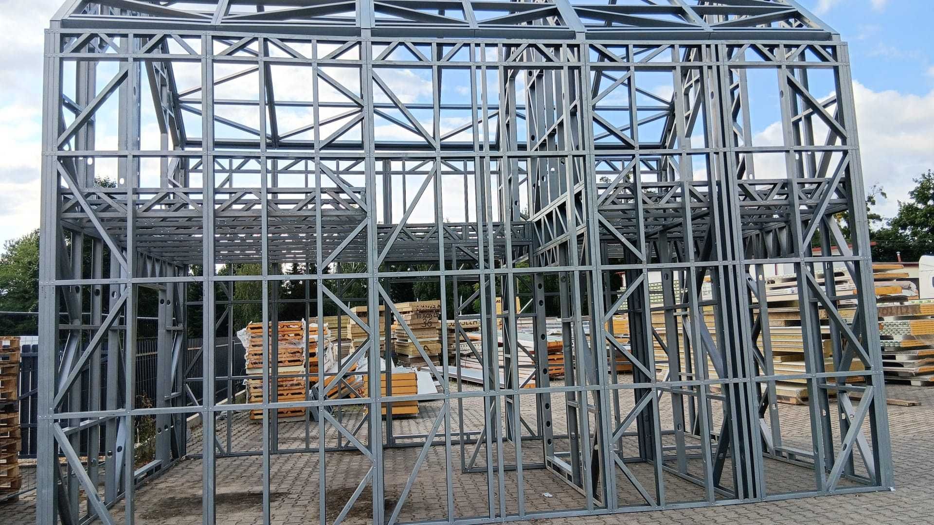 Konstrukcja stalowa dom 35m2 - domek na zgłoszenie
