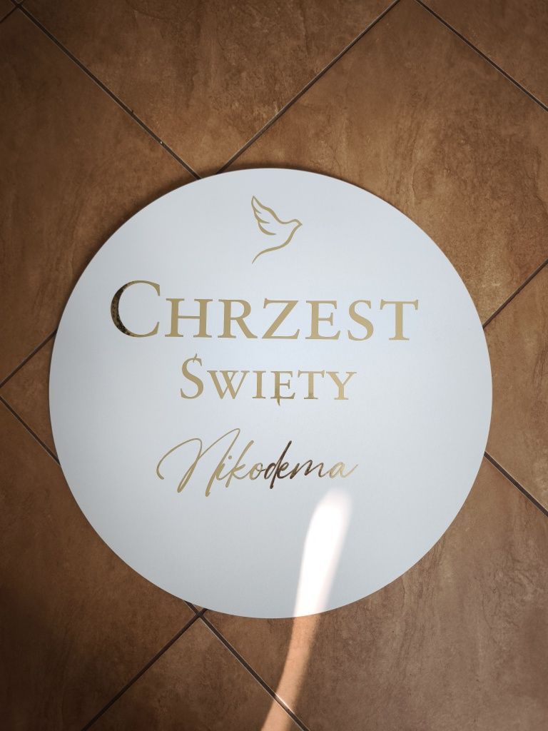 Chrzest ścianka Nikodem