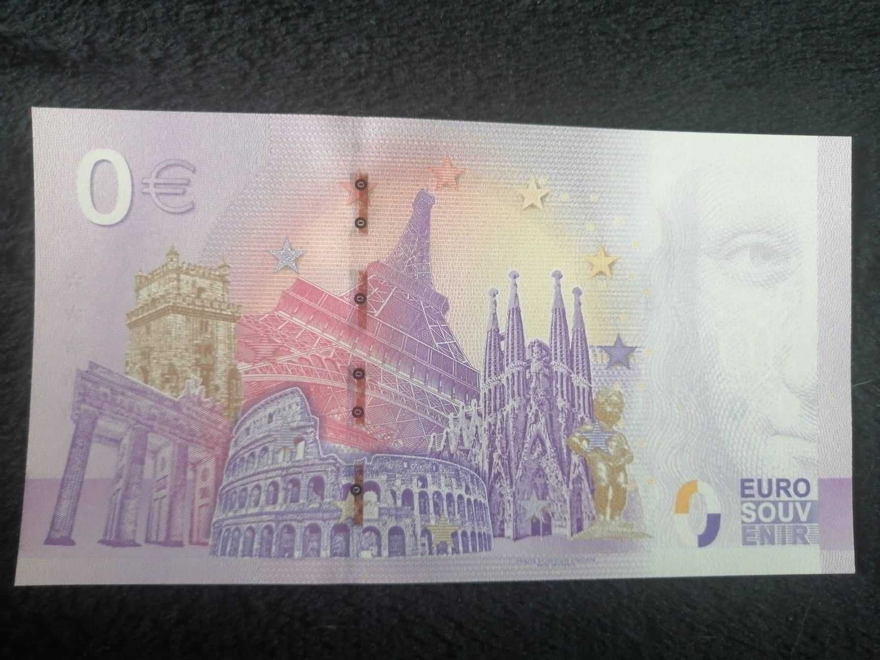 Nota 0 euros (Eurosouvenir)- Fundação Côa Parque