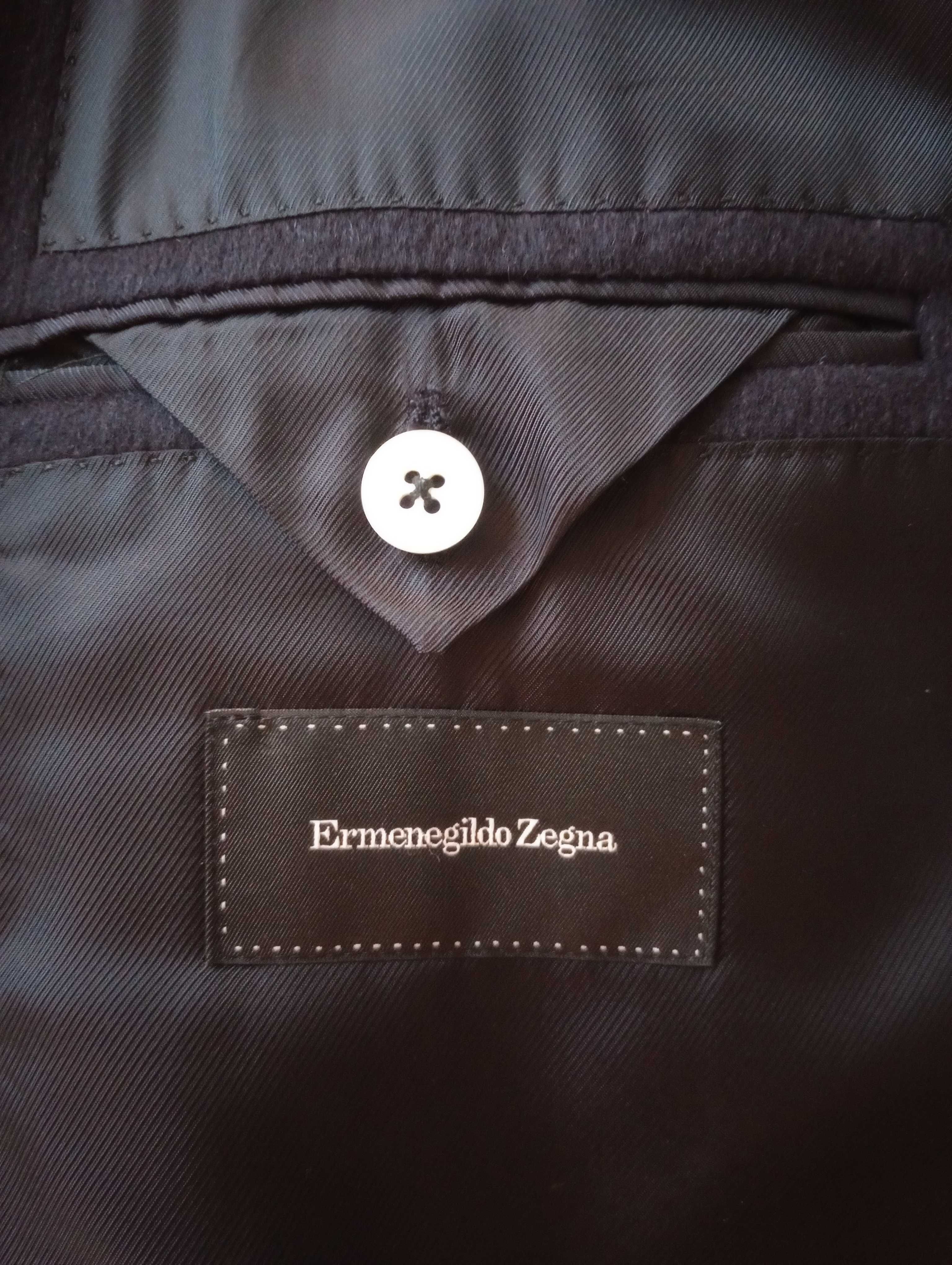 Kaszmirowy płaszcz firmy Ermenegildo Zegna. Pure Cashmere. Roz. 56.