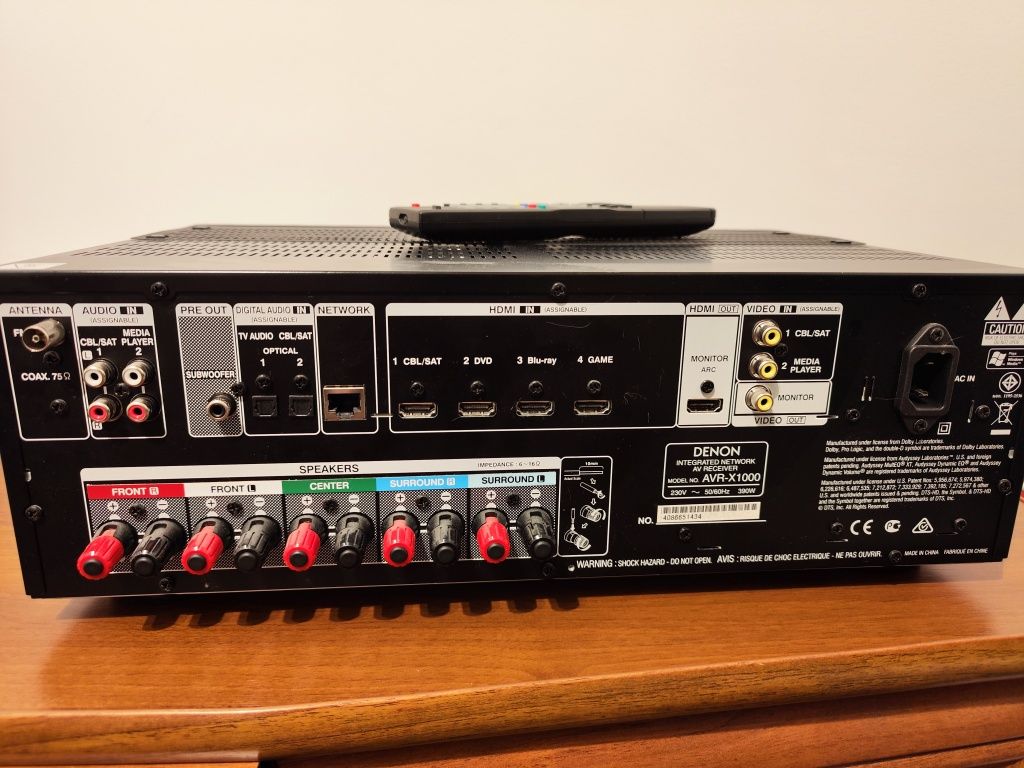 Wzmacniacz amplituner Denon avr-x1000