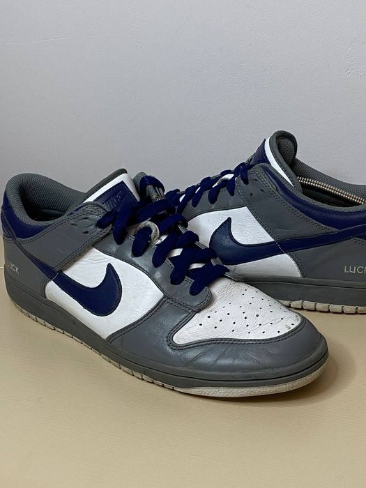 Оригинал кожаные винтажные Nike Zoom Dunk Low vintage sb jordan id