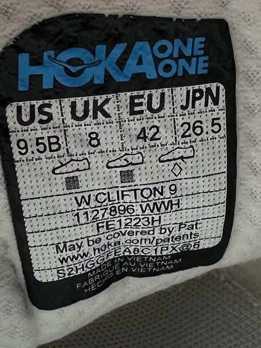 Кроссовки Hoka Clifton 9 Розмір 42 Original Взуття