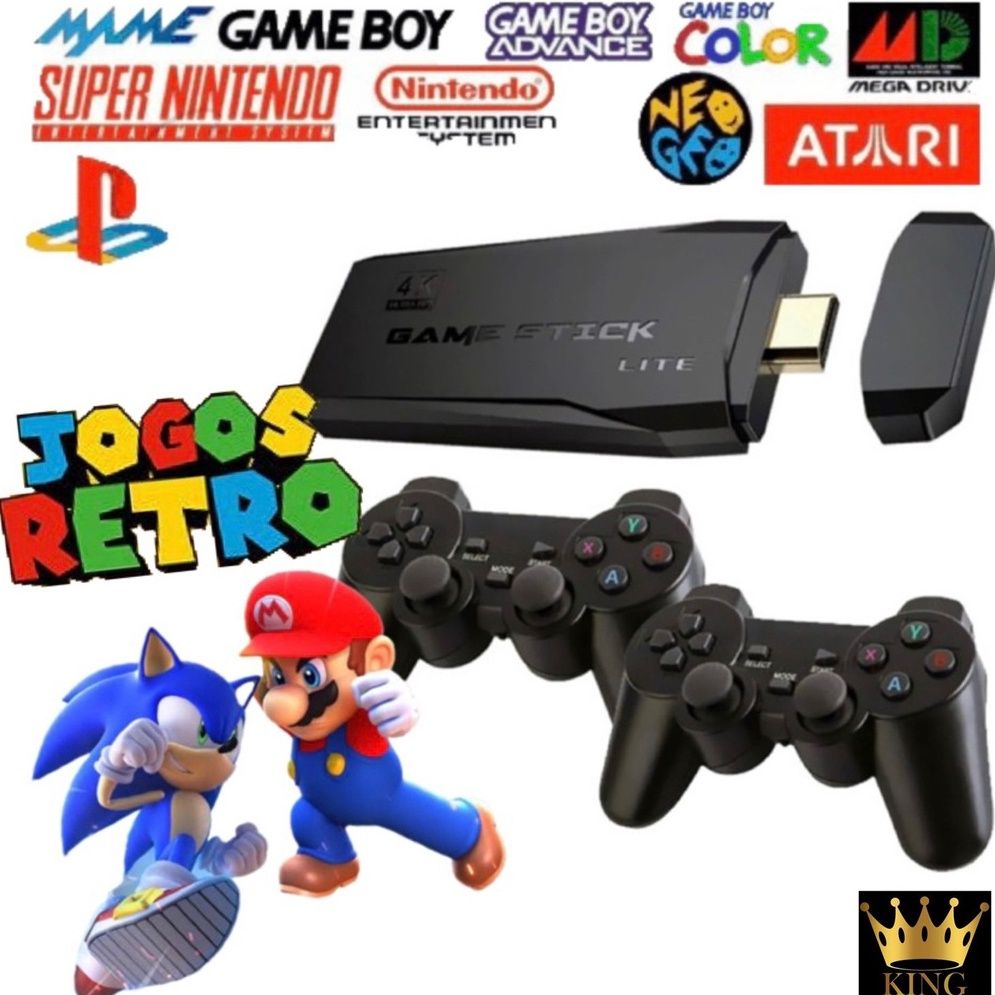 Game stick 4k Consola Jogos