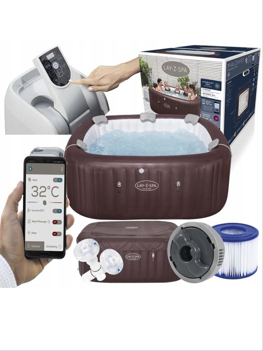 LAY Z SPA basen jacuzi dmuchana podgrzewane