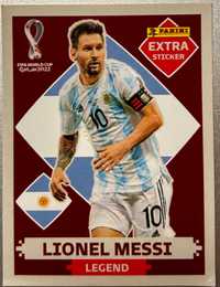 Panini FIFA World Cup 2022 Legend Lionel MESSI EXTRA sticker