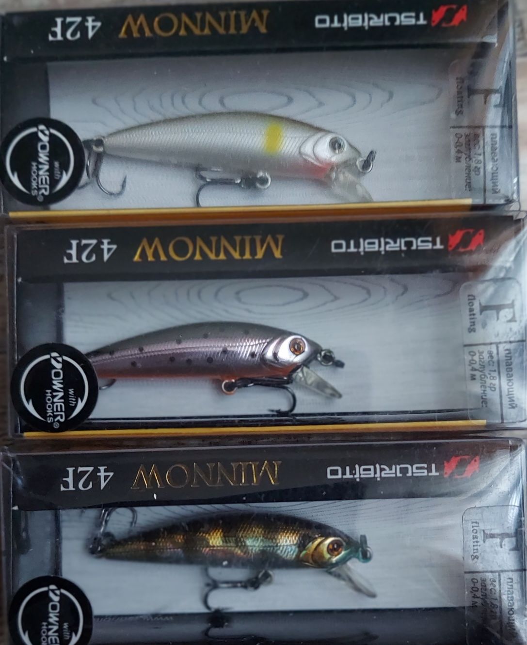 Продам воблери Tsuribito, Strike Pro Mustang Minnow 35S, Kenart, Salmo