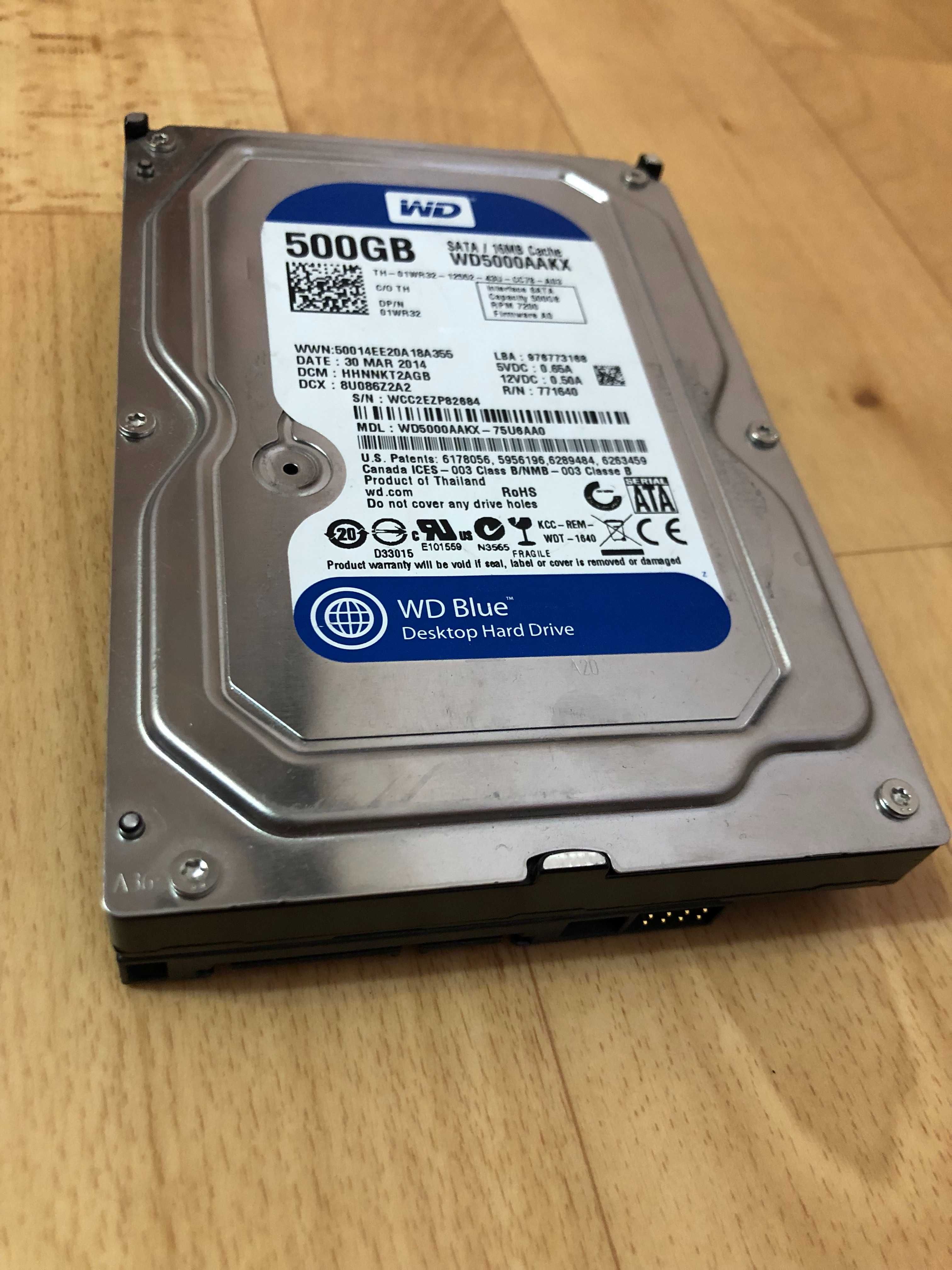 Жорсткий диск WD Blue 500 GB (WD5000AAKX)