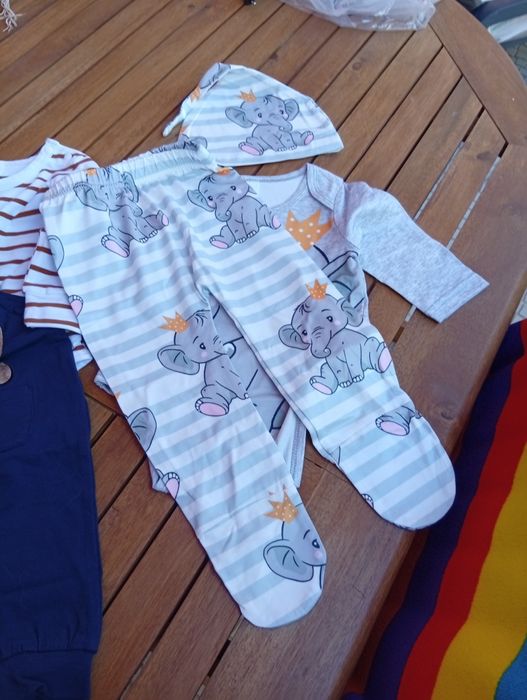 Roupa para bebé calça e bory pijama 1 conjunto 10€ 2 15 €
