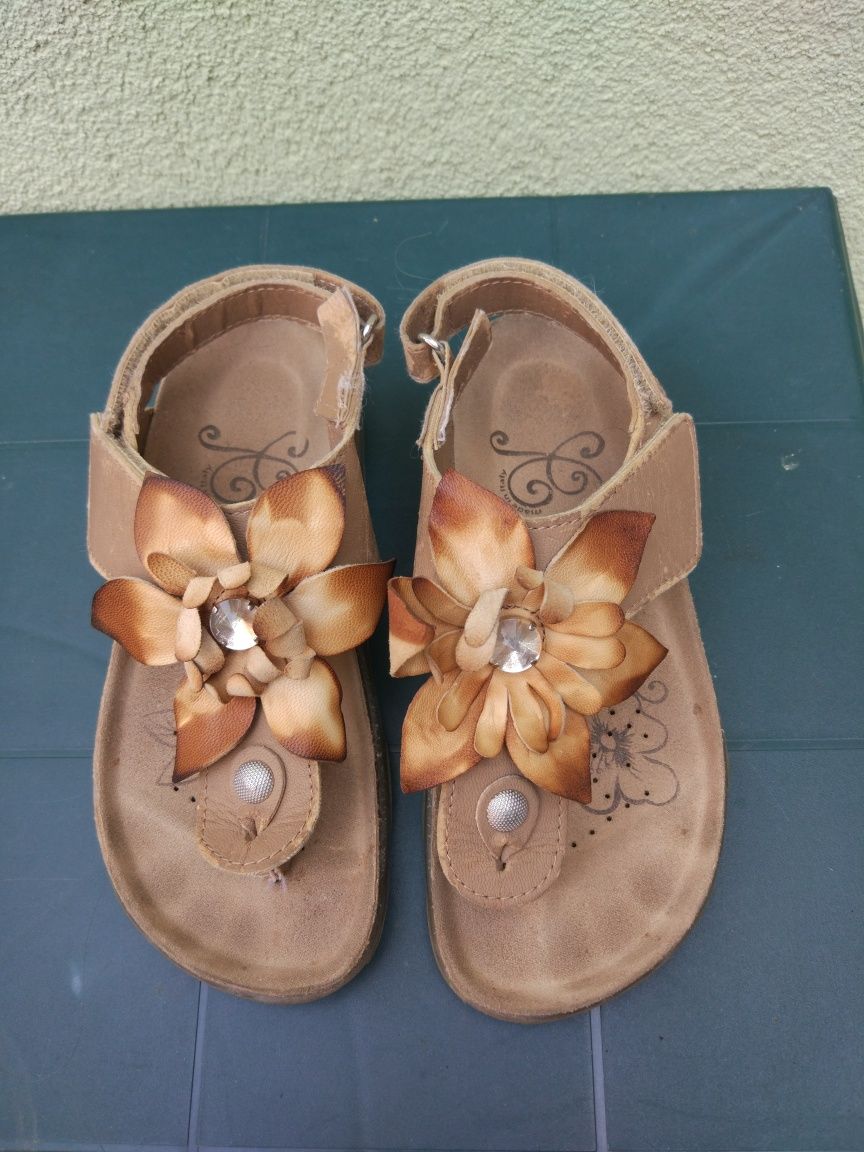 Sandałki sandały japonki skórzane 32 geox