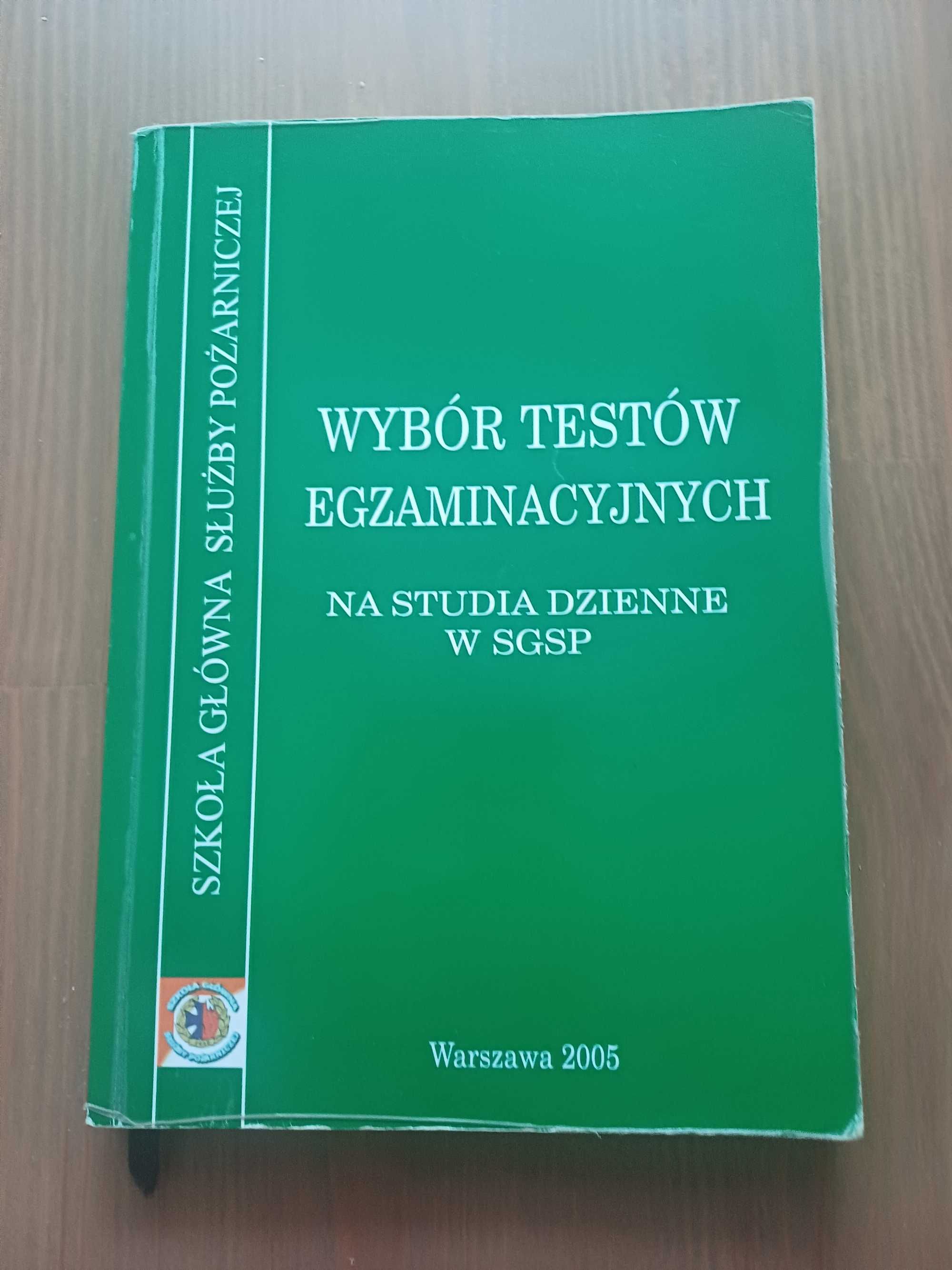 SGSP PSP OSP straż testy