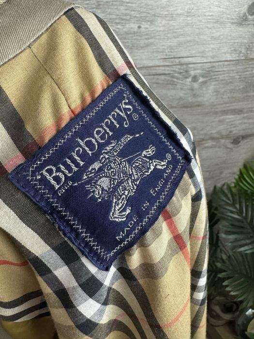 Тренч Burberry vintage куртка  мужской архивний плащ размер Л
