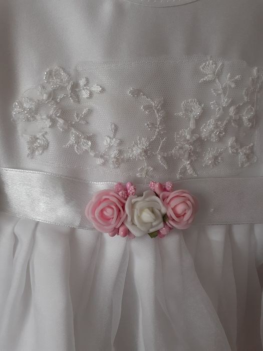 Sukienka na chrzest 62/68