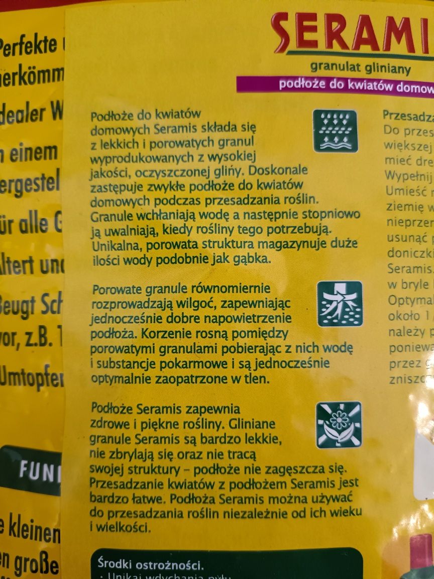 Seramis do roślin doniczkowych domowych 7,5l