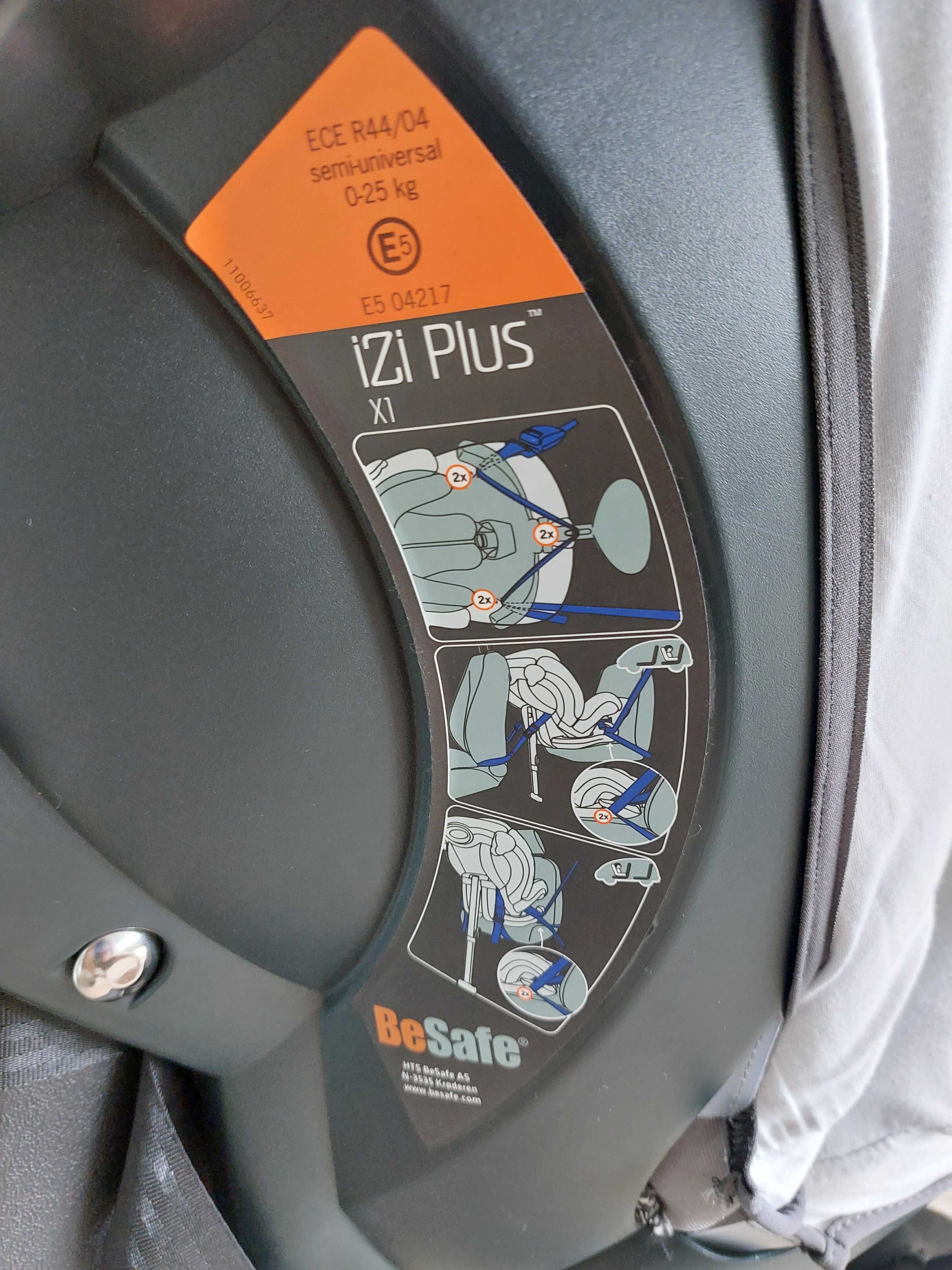 Cadeira Auto como nova Besafe iZi Plus X1 para todos automóveis + Capa