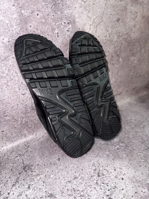 Nike Air Max 90 Mesh (Чорні Шкіряні Кросівки Найк 95 97 tn dn )