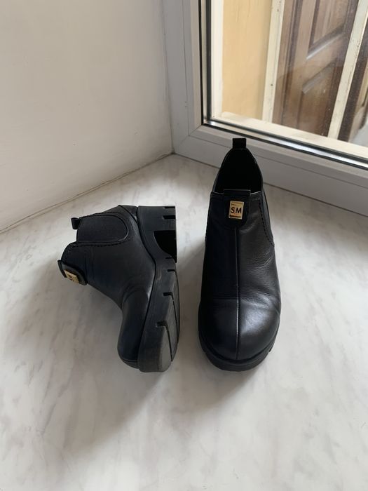 Осінні/весняні жіночі черевички з натуральної шкіри, фірма SM