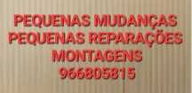 Transportes, Mudanças,  reparações e montagens.