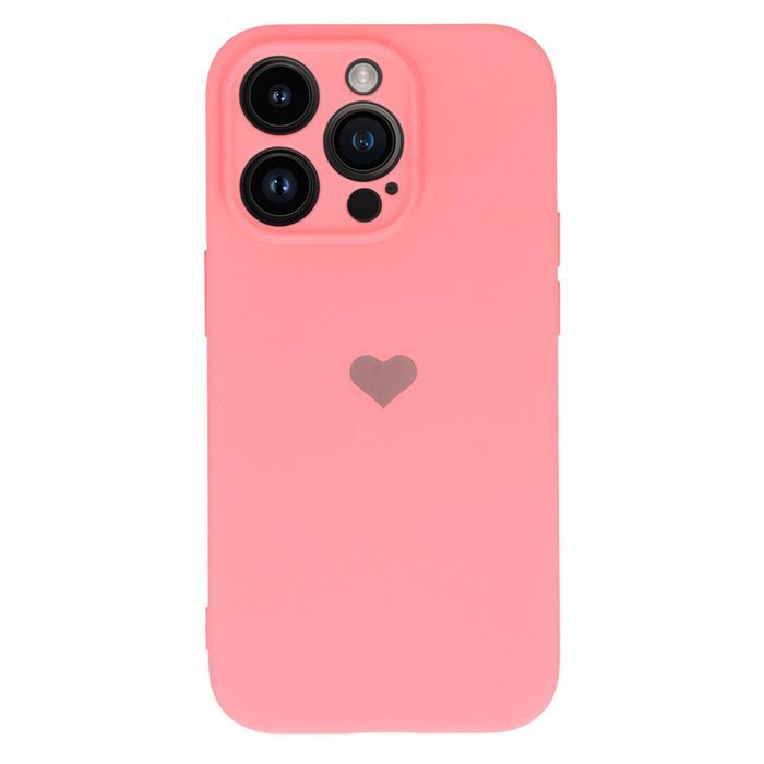 Vennus Silicone Heart Case Do Iphone 12 Pro Wzór 1 Różowy
